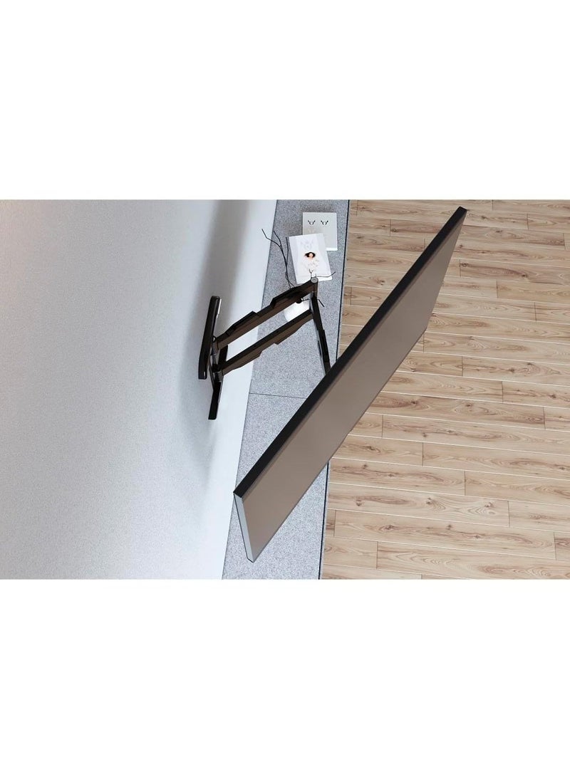 هاما حامل جداري للتلفزيون، دوار، قابل للتمديد، ذراع طويل، 165 سم (65 بوصة)، يتحمل وزنًا يصل إلى 25 كجم - Image 2